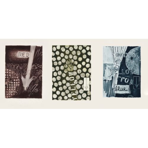 Jasper Johns, Untitled Red Blue Yellow 2 Jasper Johns, Untitled Red Blue Yellow 2