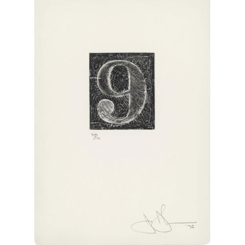 Jasper Johns, 9 From 0-9 Jasper Johns, 9 From 0-9
