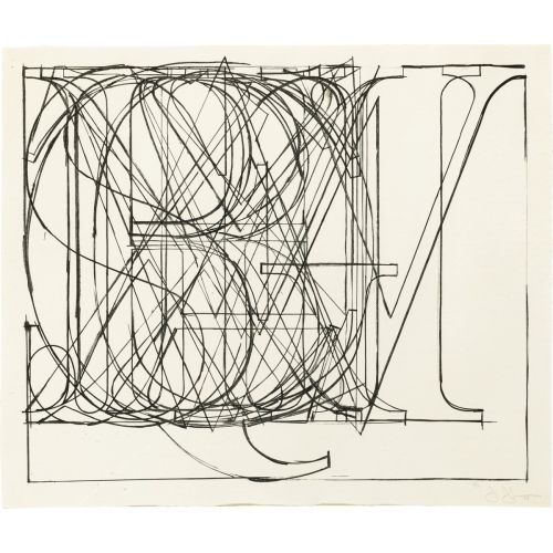 Jasper Johns, Alphabet Jasper Johns, Alphabet