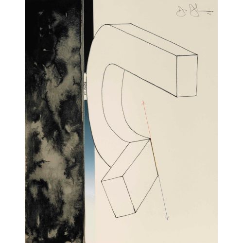 Jasper Johns, Bent U Jasper Johns, Bent U