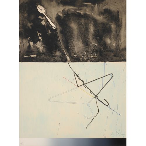 Jasper Johns, Coat Hanger And Spoon Jasper Johns, Coat Hanger And Spoon