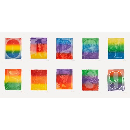 Jasper Johns, Color Numeral Series Jasper Johns, Color Numeral Series