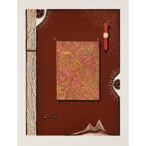 Jasper Johns, Face With Watch Jasper Johns, Face With Watch