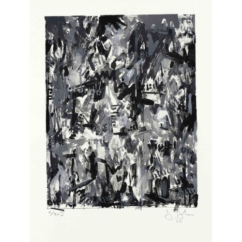 Jasper Johns, False Start Black Jasper Johns, False Start Black