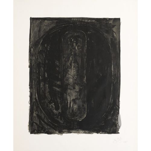 Jasper Johns, Figure 0 From Black Numeral Series Jasper Johns, Figure 0 From Black Numeral Series