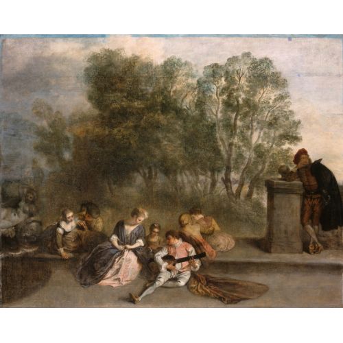 Jean-Antoine Watteau, Recreation Italienne