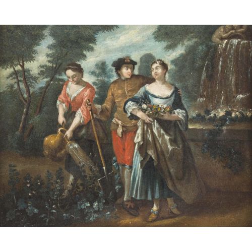 Jean-Antoine Watteau, Asil Aşık Çift Jean-Antoine Watteau, Asil Aşık Çift
