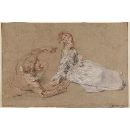 Jean-Antoine Watteau, Oturan Çift