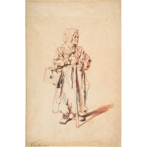 Jean-Antoine Watteau, Standing Savoyarde