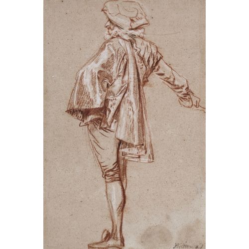 Jean-Antoine Watteau, Ayakta Duran Bir Adamın Çalışması Jean-Antoine Watteau, Ayakta Duran Bir Adamın Çalışması