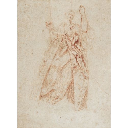 Jean-Antoine Watteau, An Elegant Woman Seated On A Swing Jean-Antoine Watteau, An Elegant Woman Seated On A Swing