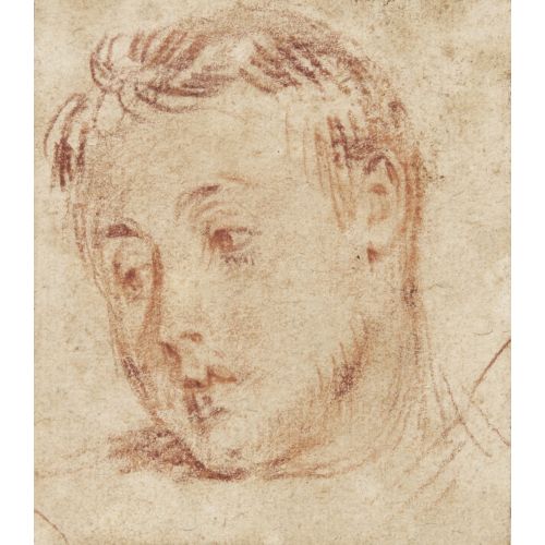 Jean-Antoine Watteau, Genç Bir Adamın Başının Çalışması