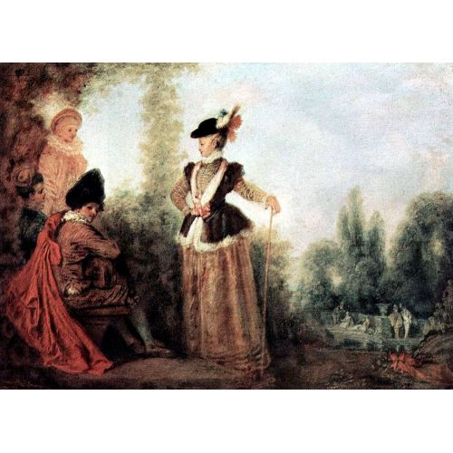 Jean-Antoine Watteau, Maceraperest Kadın