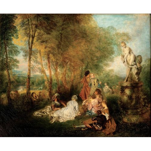 Jean-Antoine Watteau, Parkta Buluşma