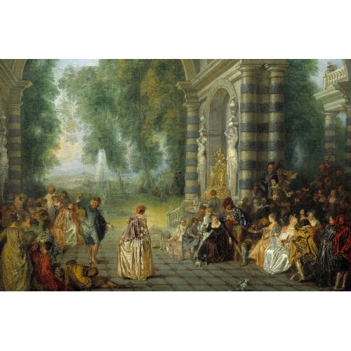 Jean-Antoine Watteau, The Pleasures Of The Ball Jean-Antoine Watteau, The Pleasures Of The Ball