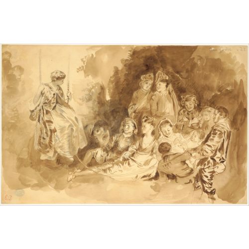 Jean-Antoine Watteau, The Swing Jean-Antoine Watteau, The Swing