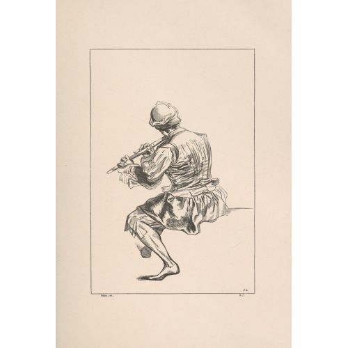 Ean-Antoine Watteau, Yüz Çizimden Bir Figür 45 Ean-Antoine Watteau, Yüz Çizimden Bir Figür 45