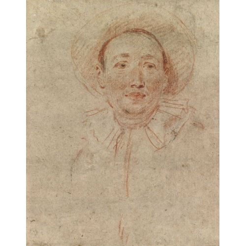 Jean-Antoine Watteau, Pierrot Kıyafetli Aktörün Büstü