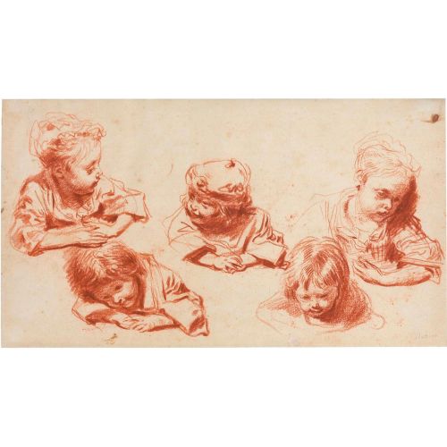 Jean-Antoine Watteau, Çocukların Beş Çalışması