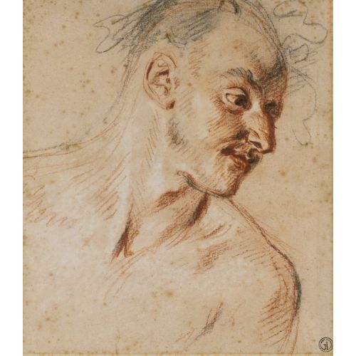 Jean-Antoine Watteau, Faunun Baş Ve Omuz Çalışması