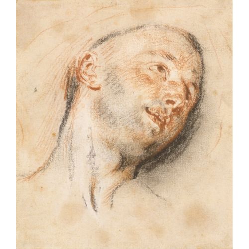 Jean-Antoine Watteau, Head Of A Man