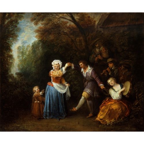 Jean-Antoine Watteau, La Danse Champetre Jean-Antoine Watteau, La Danse Champetre