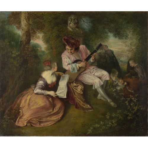 Jean-Antoine Watteau, Aşk Oyunları Jean-Antoine Watteau, Aşk Oyunları