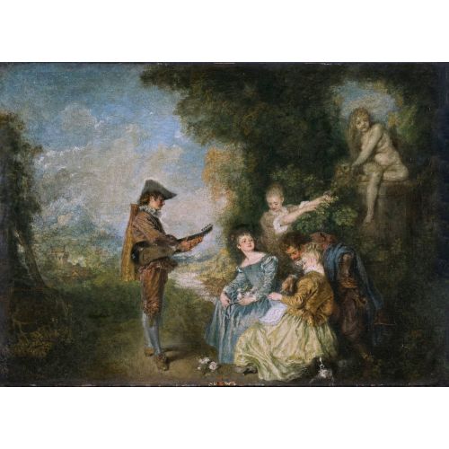Jean-Antoine Watteau, Aşk Dersi Jean-Antoine Watteau, Aşk Dersi