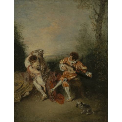 Jean-Antoine Watteau, La Surprise Jean-Antoine Watteau, La Surprise