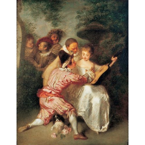 Jean-Antoine Watteau, Commedia Dell'arte'den Anlatıcı Sanatçılar