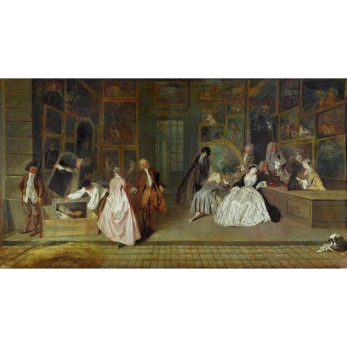Jean-Antoine Watteau, Gersaint'in Dükkan Levhası