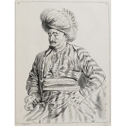 Jean-Antoine Watteau, Oturan Doğulu
