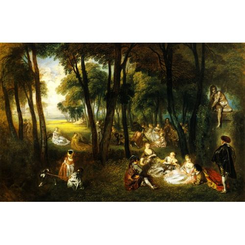 Jean-Antoine Watteau, Dışarıda Eğlence