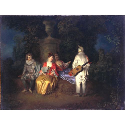 Jean-Antoine Watteau, Dört Kişilik Parti