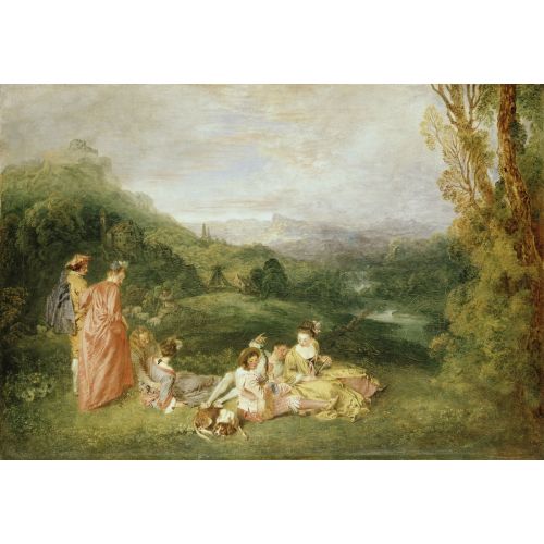 Jean-Antoine Watteau, Huzurlu Aşk