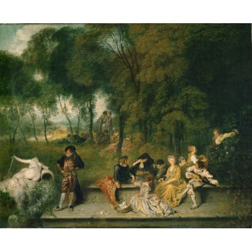 Jean-Antoine Watteau, Aşkın Zevkleri Jean-Antoine Watteau, Aşkın Zevkleri
