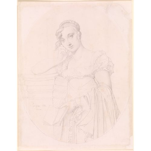 Jean Auguste Dominique Ingres, A Portrait Of Josephine