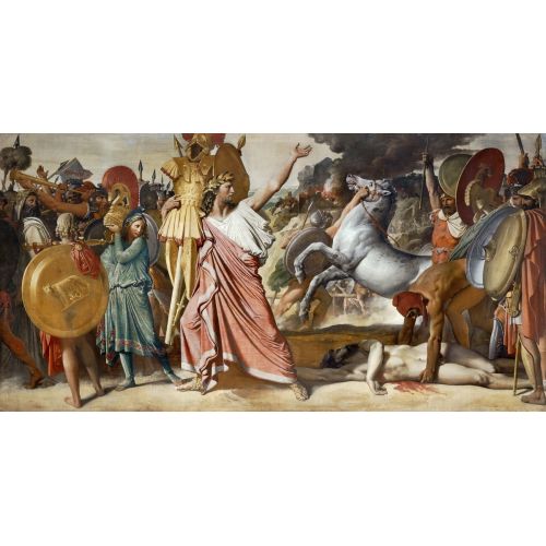 Jean Auguste Dominique Ingres, Romulus Victory Over Acron Neoclassicism Jean Auguste Dominique Ingres, Romulus Victory Over Acron Neoclassicism Art Movements Jean Auguste Dominique Ingres, Romulus