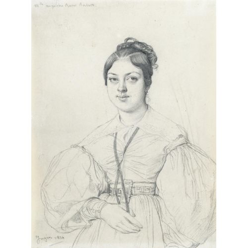 Jean Auguste Dominique Ingres, Angeline Raoul-Rochette'in Portresi Jean Auguste Dominique Ingres, Angeline Raoul-Rochette'in Portresi