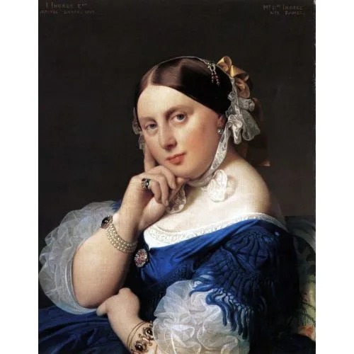 Jean Auguste Dominique Ingres, Portrait of Madame Ingres | Arthipo