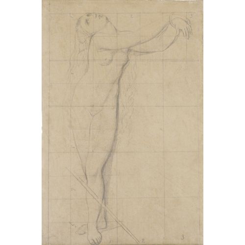 Jean Auguste Dominique Ingres, A Study For Angelica In 'Roger Freeing Angelica'