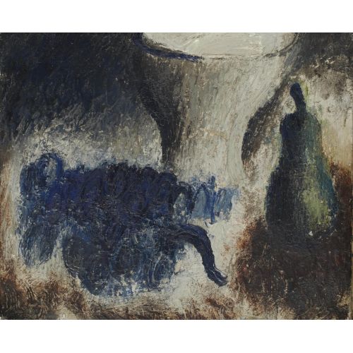 Jean Fautrier, Meyvelik, armut ve üzüm salkımı Lekecilik Jean Fautrier, Meyvelik, armut ve üzüm salkımı Lekecilik Sanat Akımları
