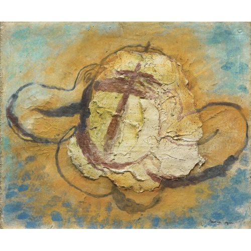 Jean Fautrier, Rehin Başı No. 4 Lekecilik Jean Fautrier, Rehin Başı No. 4 Lekecilik Sanat Akımları