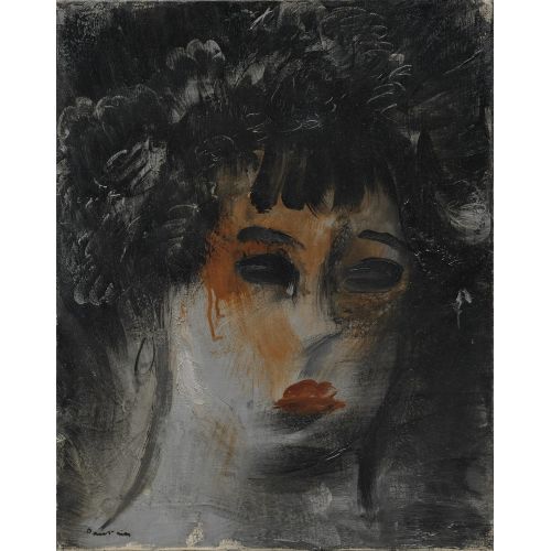 Jean Fautrier, Siyah Baş 1 Lekecilik Jean Fautrier, Siyah Baş 1 Lekecilik Sanat Akımları