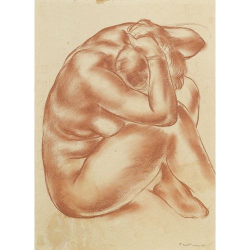Jean Fautrier, Oturan Kadın Lekecilik Jean Fautrier, Oturan Kadın Lekecilik Sanat Akımları