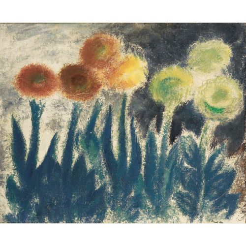 Jean Fautrier, Deve Dikeni Çiçekleri Lekecilik Jean Fautrier, Deve Dikeni Çiçekleri Lekecilik Sanat Akımları