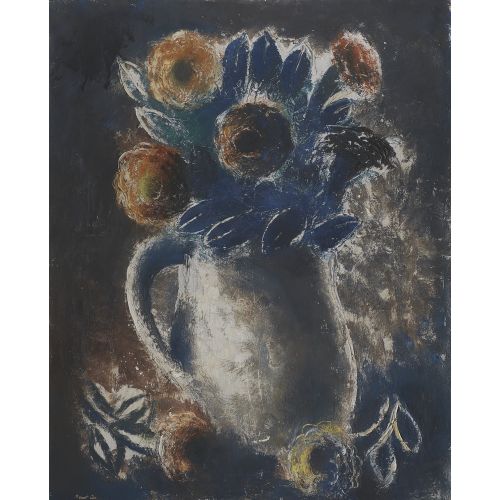 Jean Fautrier, Çömlek ve Çiçekler Lekecilik Jean Fautrier, Çömlek ve Çiçekler Lekecilik Sanat Akımları