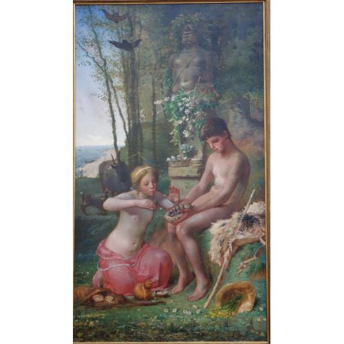 Jean Francois Millet, Daphnis And Chloe