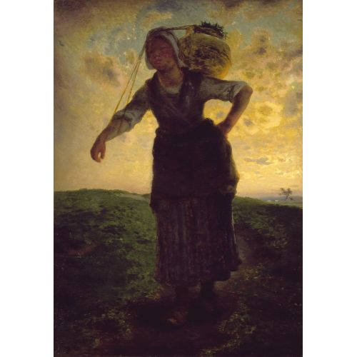 Jean Francois Millet, A Norman Milkmaid At Greville