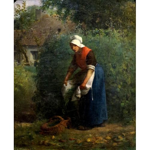 Jean Francois Millet, Gathering Beans